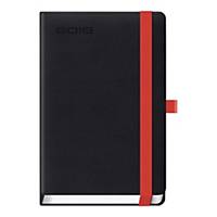LANYBOOK DIARY 1D/P B5 BLACK/RED