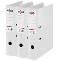 Rexel Choices Foolscap PP No.1 Lever Arch File 75mm, Spine, White