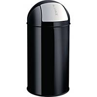 Helit Abfallbehälter H2401495, Fassungsvermögen: 50 Liter, schwarz