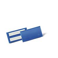 Tasca per identificazione adesiva Durable 100x38 mm blu