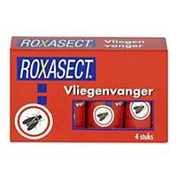 Roxasect® vliegenvanger, kleefrollen, pak van 4 stuks