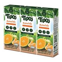 TIPCO Sai Nam Phueng Orange Juice 100 Pack of 3