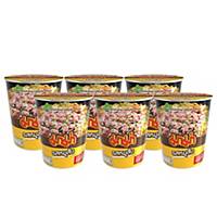 MAMA Instant Noodles Cup Pork Pack of 6