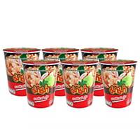 MAMA Instant Noodles Cup Tom Yam Kung Pack of 6