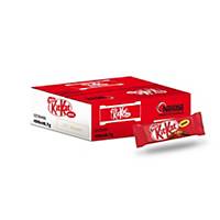Caixa 100 snacks de bolacha e chocolate de leite Kit Kat Mini - 16,7 g