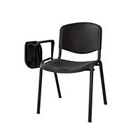 Pack de 3 sillas con pala - Polipropileno - negro