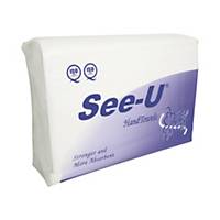 See-U Mixed Pulp M-Fold Paper - Pack of 250 Sheets