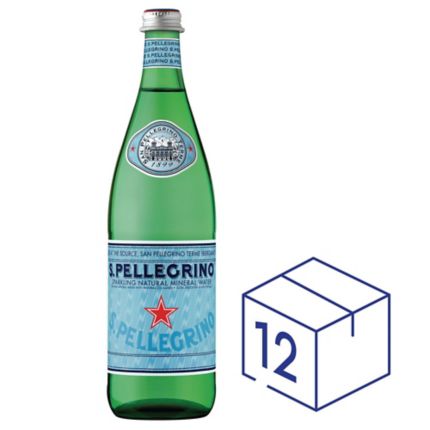 S.Pellegrino® Sparkling Mineral Water, 750ml 12-Pack