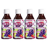 KAGOME Grape Mixed Juice 280ml - Pack of 4