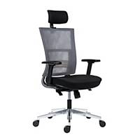 Kancelárska stolička Antares Next,  sivá/čierna