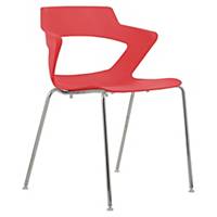 Konferenční židle Antares Aoki, červená