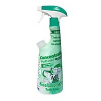 Produto limpeza concentrado cozinhas e WC c/ bioálcool Concentralia - 425 ml