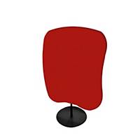 ACOUST FABR SCREEN SHAPE 100X160CM RED