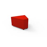 Módulo de espuma cónico - 650 x 450 x 530 mm - vermelho