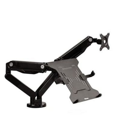 Accessoire d'ordinateur portable pour bras d'écran Fellowes Platinum, noir