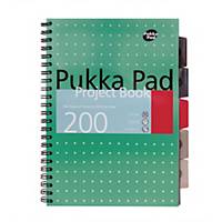 Pukka Metallic Project Book A4+ Green