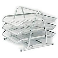 ORCA H-0938 Document Tray 3 Levels Silver