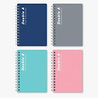 Double A Professional PP Cover Wired Binding Notebook Assorted Colour B5