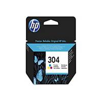 HP 304 Tri-Colour Original Ink Cartridge (N9K05AE)