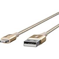 Kabel Belkin MIXIT DuraTek Lightning til USB, guld