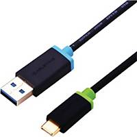 CABLETIME USB-C  FOR USB A 1M SORT