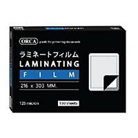 ORCA Laminating Pouch 216X303mm 125 mi - Pack of 100