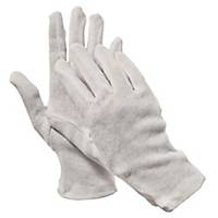 Rękawice CERVA KITE bawełniane, białe, rozmiar 9, opakowanie 12 par