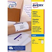 Avery J8168-100, 199.6x143.5mm, 2/Sheet, 100 Sheets, 200/Pack