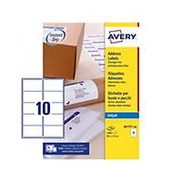 Avery J8173-100  Labels, 99.1 x 57 mm 10 Labels Per Sheet, Pack of 1000