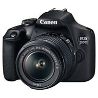 Appareil photo reflex Canon EOS 2000D - 24,1 Mpx - noir