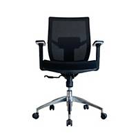 WORKSCAPE เก้าอี้สำนักงาน PRATO EM-209D ผ้าตาข่าย สีดำ