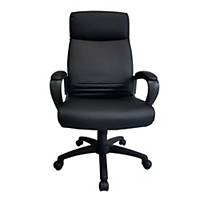 WORKSCAPE เก้าอี้ผู้บริหาร EVAN ZR-1018 หนังPU สีดำ