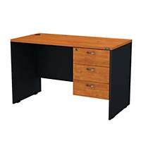 WORKSCAPE PDW-1203 Office Wooden Desk Right Drawer Cherry/Black