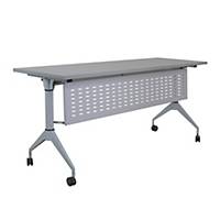 METAL PRO โต๊ะพับชนิดมีล้อ พร้อมบังตา รุ่น LS-718-150PLUS 150X60X75 ซม.