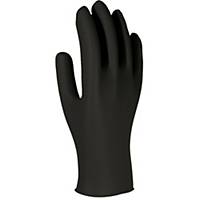 Caja de 50 guantes desechables 3L Unigrip Or negro talla 8