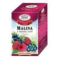 Herbata owocowa MALWA, Malina z jagodą i acai, 20 torebek
