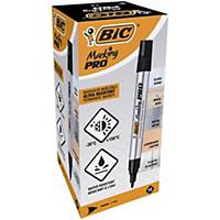 Bic Marking Pro Permanent Marker Black - Box of 12