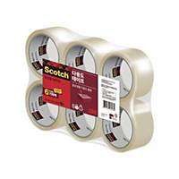 PK6 3M 3615-2 PACK TAPE 48MMX50M CLEAR