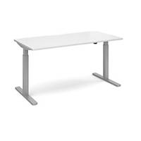 Elev8 Mono straight sitstand desk 1200mm x 800mm whiteDel Only Excl NI