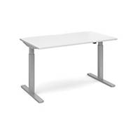 Elev8 Mono straight sitstand desk 1400mm x 800mm white topDel Only Excl NI