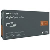 Mercator vinylex® eldobható vinyl kesztyű, méret XL, 100 darab