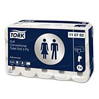 Tork 110782 Toilettenpapier, konventionelle Rollen, 3-lagig, 30 Stück