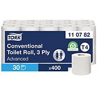 Toilettenpapier Tork Advanced T4 110782, 3-lagig, Packung à 30 Rollen