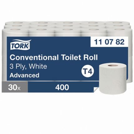 Tork Toilettenpapier weich 3-lg T4 weiß 30 Rollen 250 Blatt 110782 