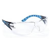 Riley Stream Safety Glasses Blue/Clear
