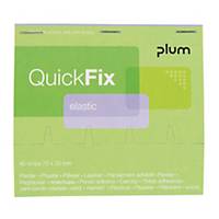 Wkład plastrów elastycznych do dozownika PLUM QuickFix, roz. 72x25 mm, 45 sztuk