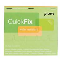 Wkład plastrów wodoodpornych do dozownika PLUM QuickFix, roz. 72x25 mm, 45 sztuk