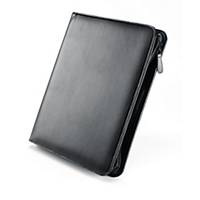 Falcon Leather Zip Conference Folder A4