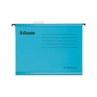Závěsný obal Esselte Classic, pro A4 dokumenty, modrý, balení 25 kusů