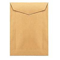 Papieren loonzakje envelop, 95 x 145 mm, 70 g, bruin, per 1000 zakjes